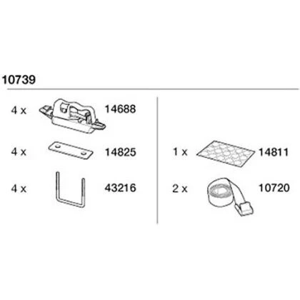 Thule montagesæt Easy Snap