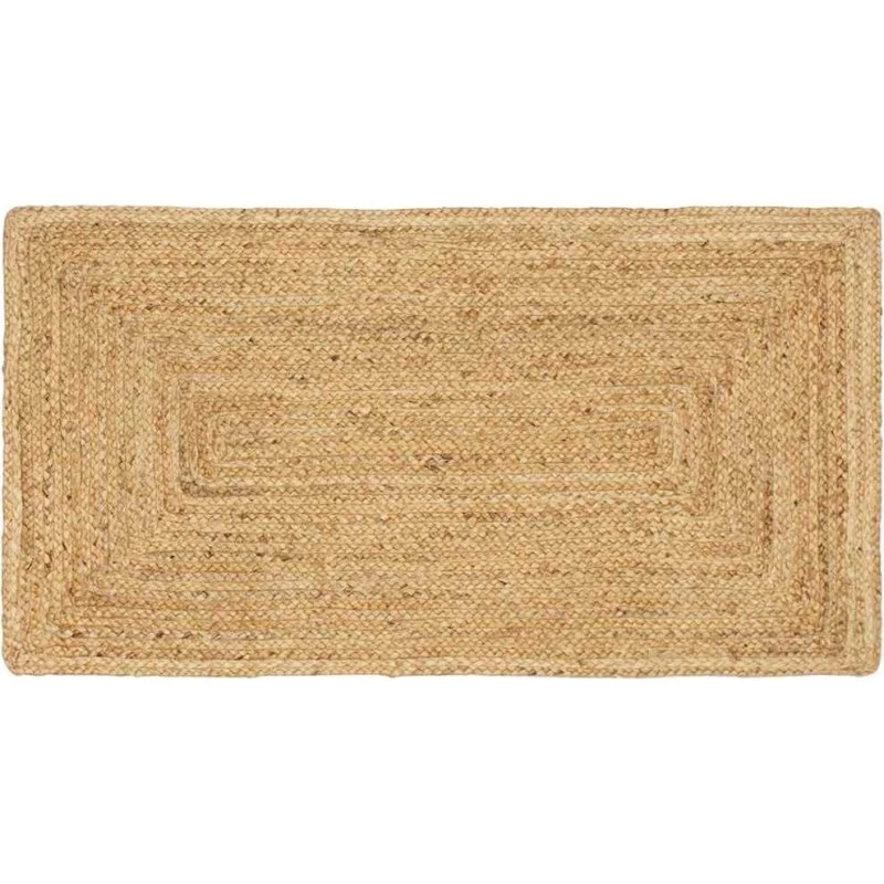 Jutetæppe Beige 60 x 110 cm – Accent tæppe