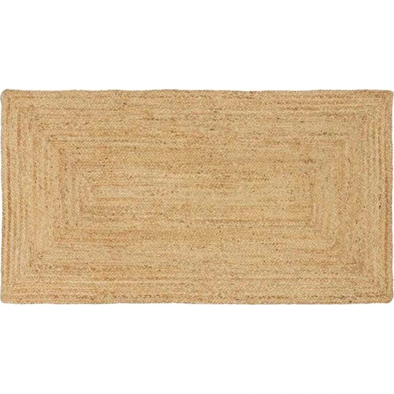 Jutetæppe 80x200 cm – Beige løber