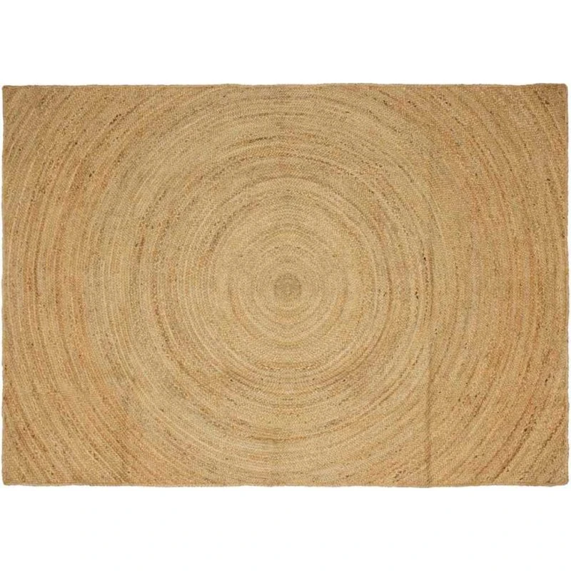 Juteområde-tæppe 160x230 cm – Brun, håndlavet