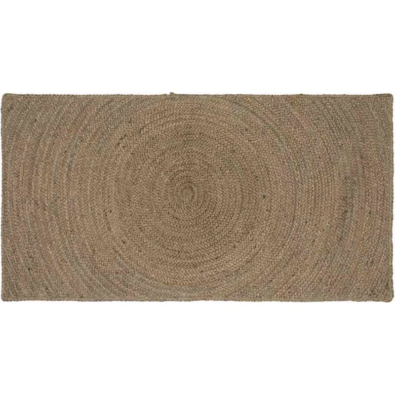 Juteområde-tæppe rektangulært 100x200 cm - Grå