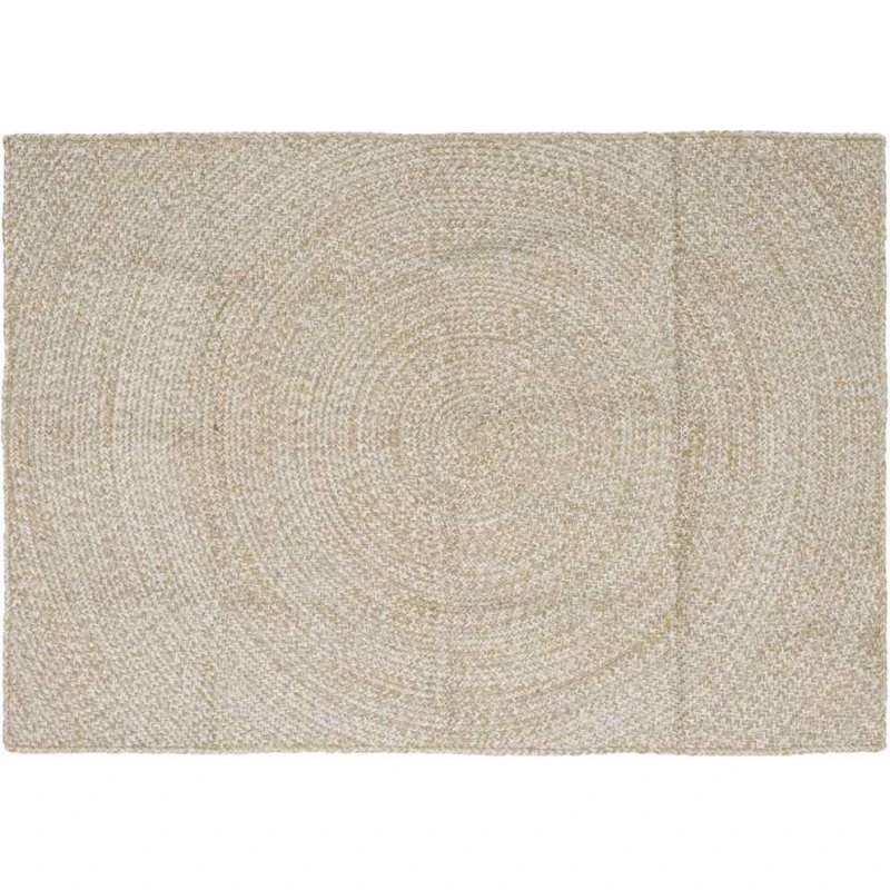 Jute område-tæppe natur/hvid 120x170 cm