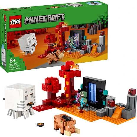LEGO Minecraft 21255: Baghold ved Nether-portalen