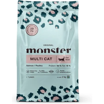 Monster Pet Food Monster Cat Original Multicat Laks/Kylling 6 kg