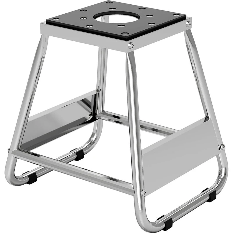 Universal motorcykelhejs 500 kg – skridsikker grå platform