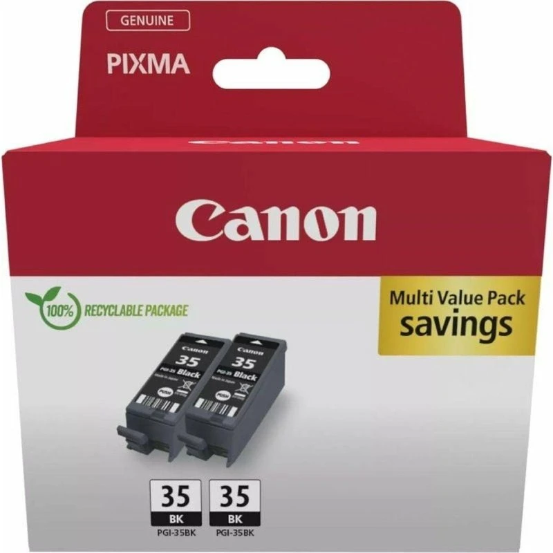 Canon PGI-35BK Sort 2-pak (Original)