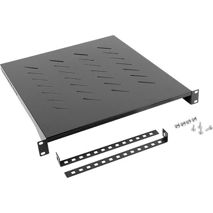 Lanberg AK-1005-B 1U Rackhylde Sort (25kg)