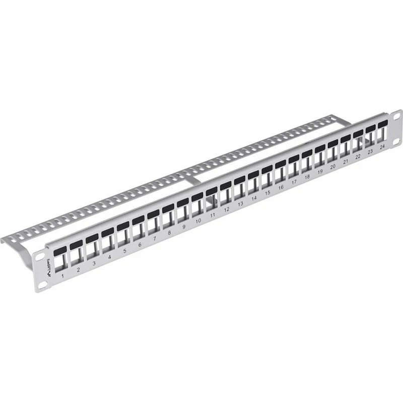 Lanberg PPKS-1024-S 24-port 1U grå patchpanel
