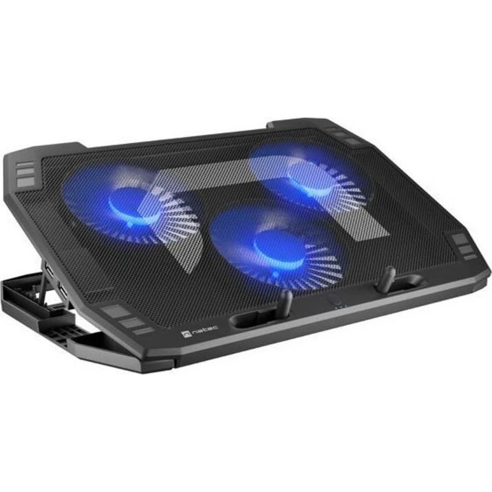 Natec Oriole Kølende Laptop-Stativ 17,3" med 3 Ventilatorer