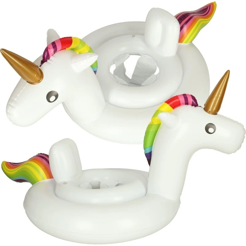 Unicorn Badering med Sæde, 70 cm, Blå