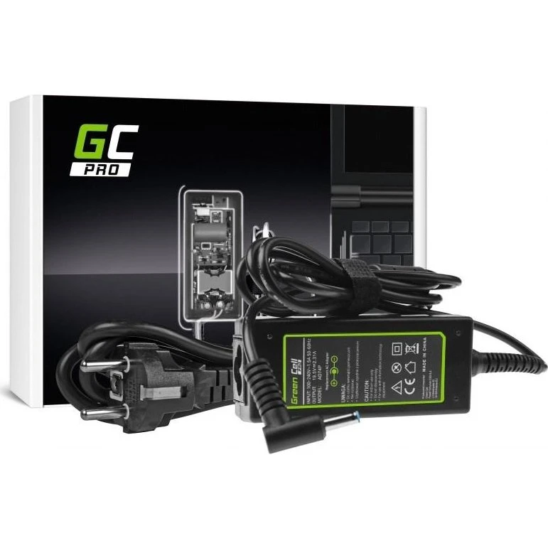Green Cell PRO 45 W oplader til HP, sort