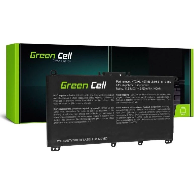 Green Cell HP163 3550mAh Laptopbatteri til HP 240/245/250/255 G7