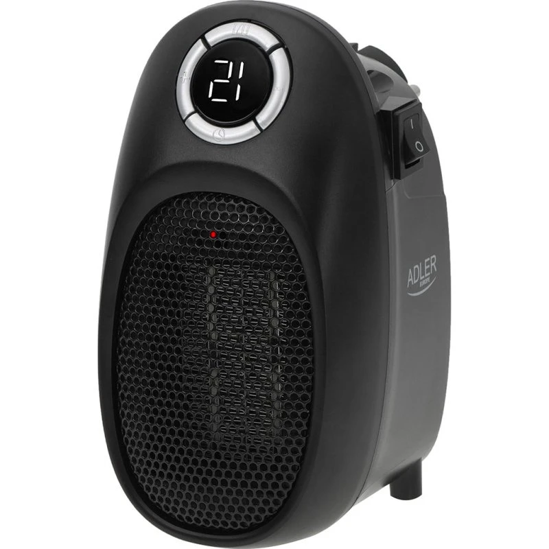 Adler AD7726 Kompakt Keramisk Varmeblæser 400W Sort