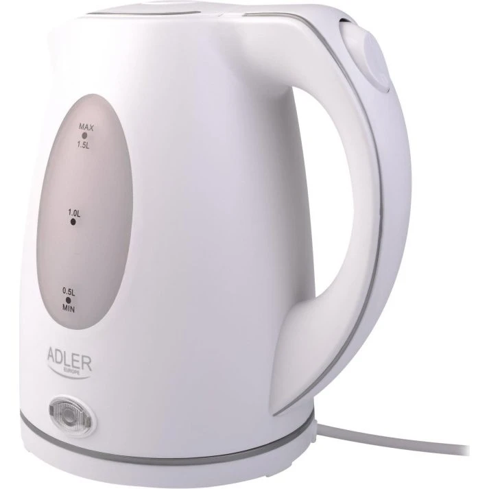 Adler AD 1207 Elkedel, 1,5 L, Hvid