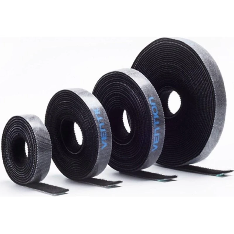 Vention Kabelbinder Velcro 3 m, 11 mm, sort