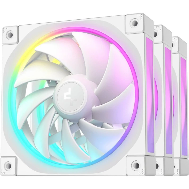 DeepCool FL12 3-in-1 Hvid 120mm PWM ARGB Kabinetkøler