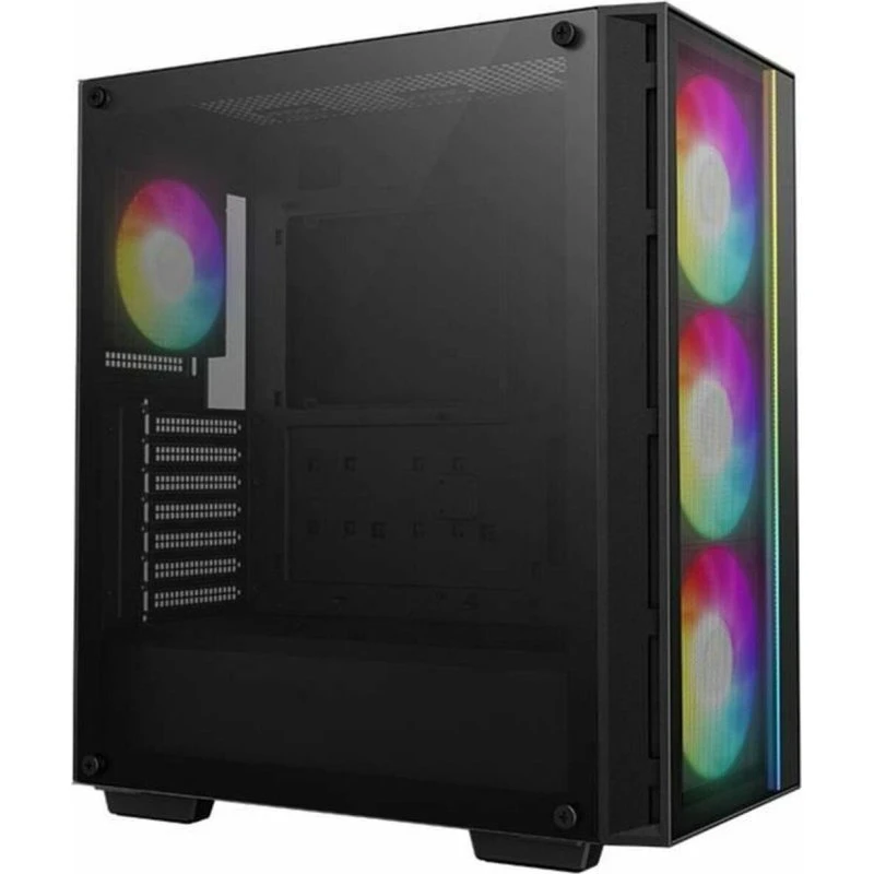 DeepCool MATREXX 55 MESH V4 C - Sort Midi Tower med ARGB og hærdet glas
