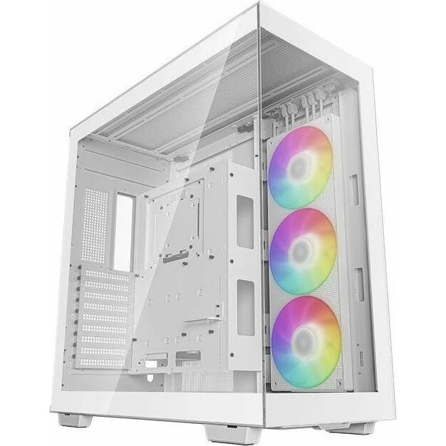 DeepCool CH780 Hvid Full Tower PC-kabinet med hærdet glas