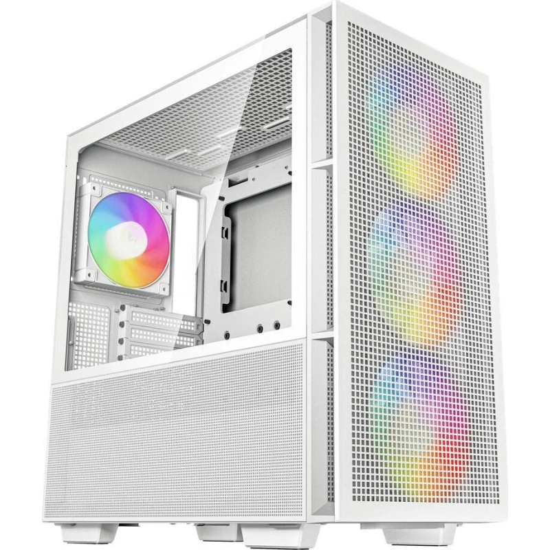 DeepCool CH560 WH ATX Miditower Hvid med Glas Sidepanel