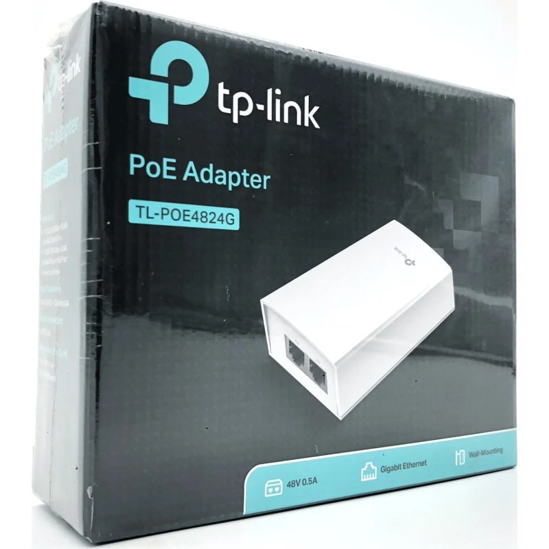 TP-Link TL-POE4824G 48V Passive PoE Injector, 1x Gigabit
