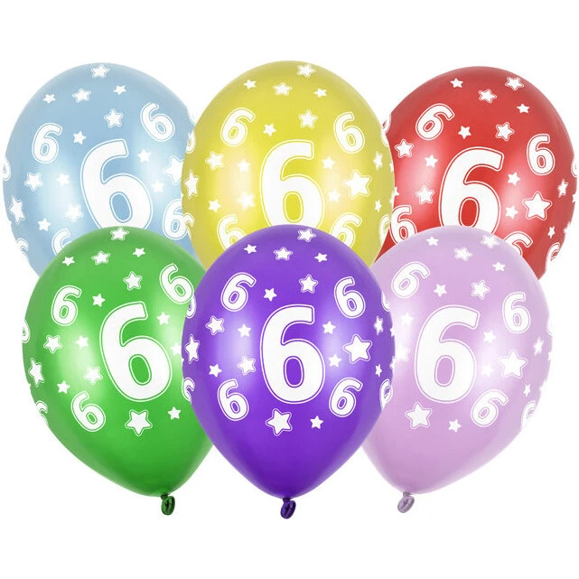 50 stk. Metallic latexballoner 30 cm – Mixfarver