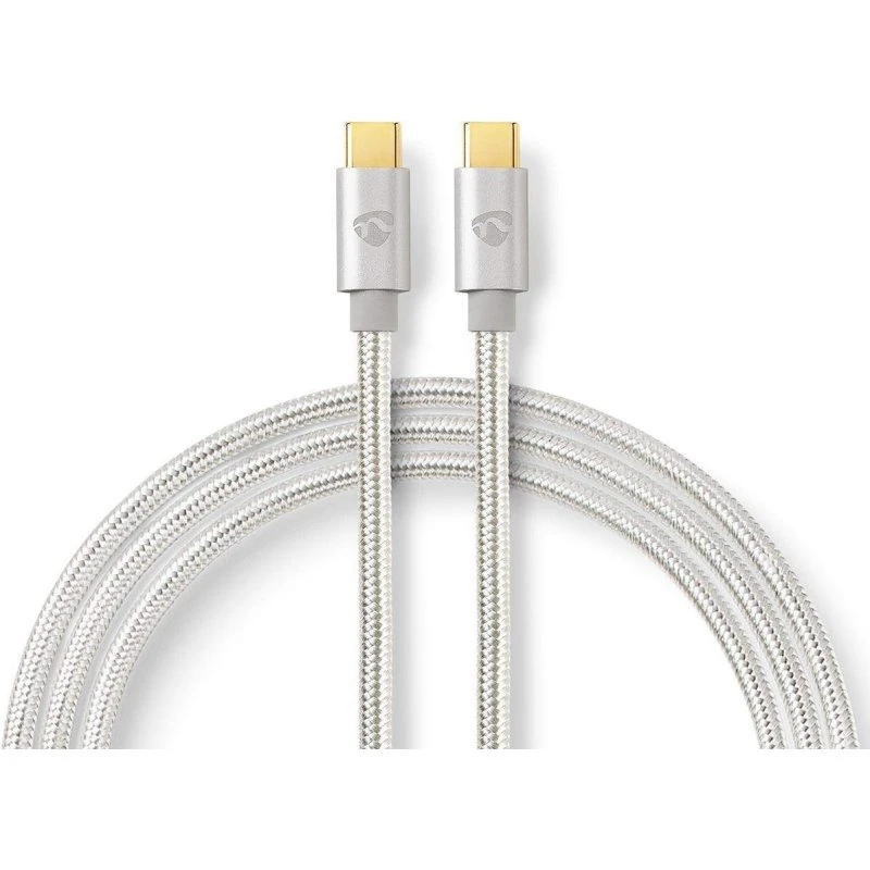 Nedis USB-C USB-C 100W 1m Guldplateret Flettet Nylon