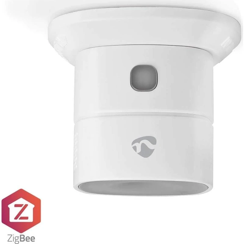 Nedis SmartLife CO Detektor ZigBee 3.0, 85 dB, Hvid