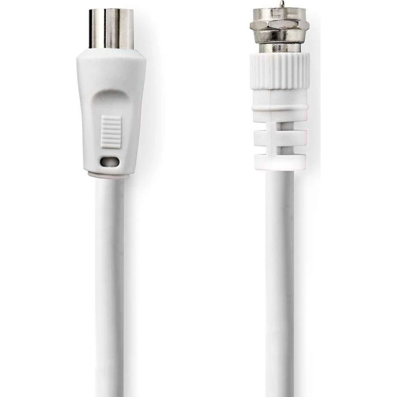 Nedis CSGL41800WT15 1,5 m F-type til IEC koaksialkabel, hvid