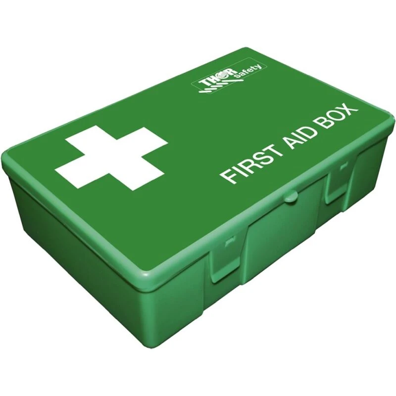 Thor førstehjælpskasse med indhold, grøn
