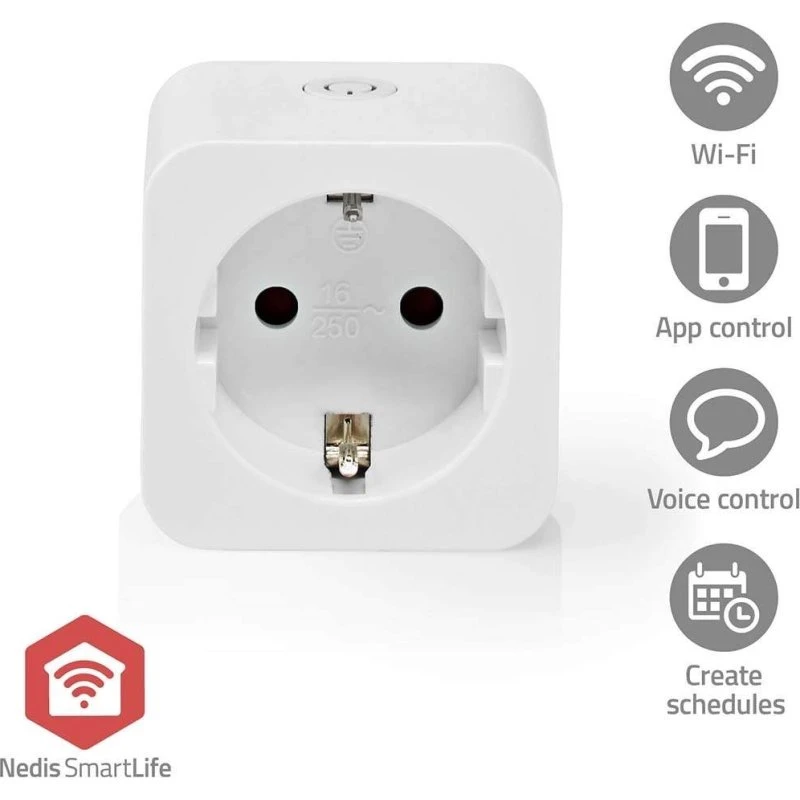 Nedis SmartLife Smart Plug | Zigbee 3.0 | Hvid | 3680 W