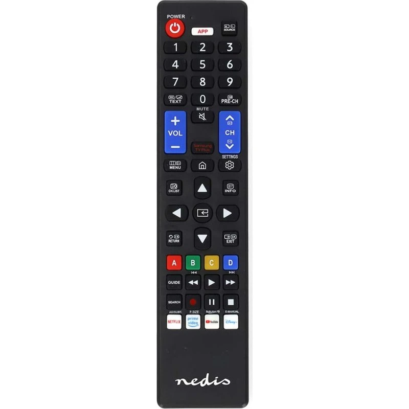 Nedis TVRC45SABK - Erstatningsfjernbetjening til Samsung, sort