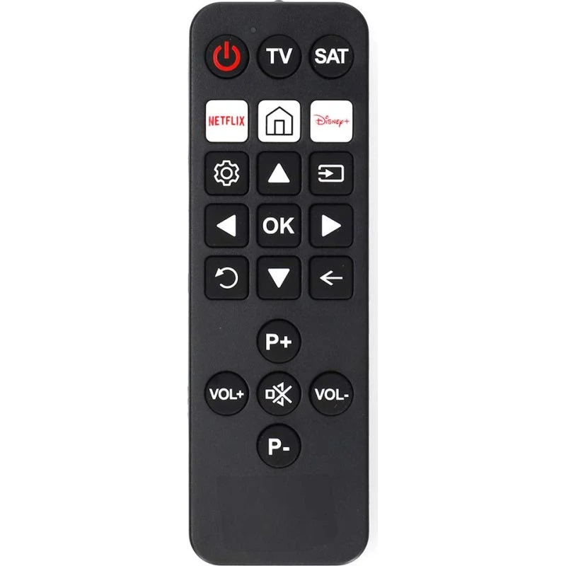 Nedis TVRC23SNBK Universal Fjernbetjening | Forprogrammeret | 2 Enheder | Sort
