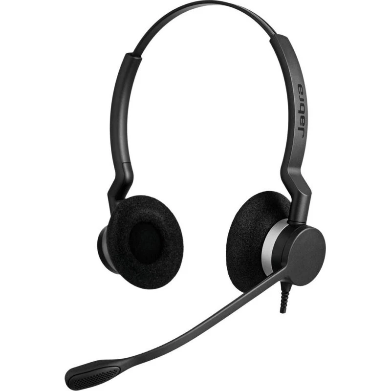 Jabra BIZ 2300 USB UC Duo Kablet Stereo Headset, Sort