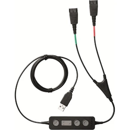Jabra Link 265 USB/QD Træningskabel, Sort