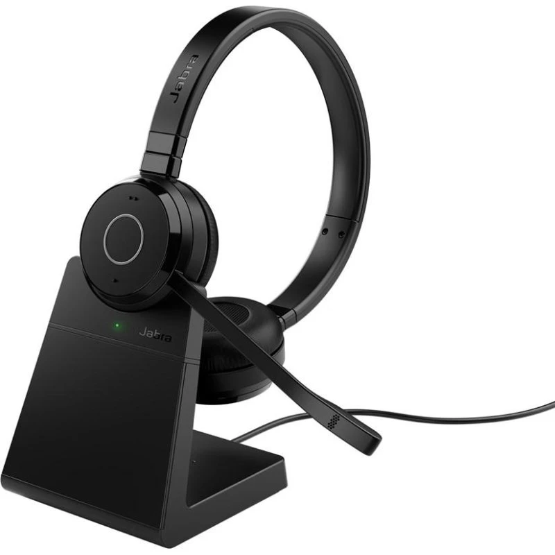 Jabra Evolve 65 TE UC Trådløst Headset, Sort