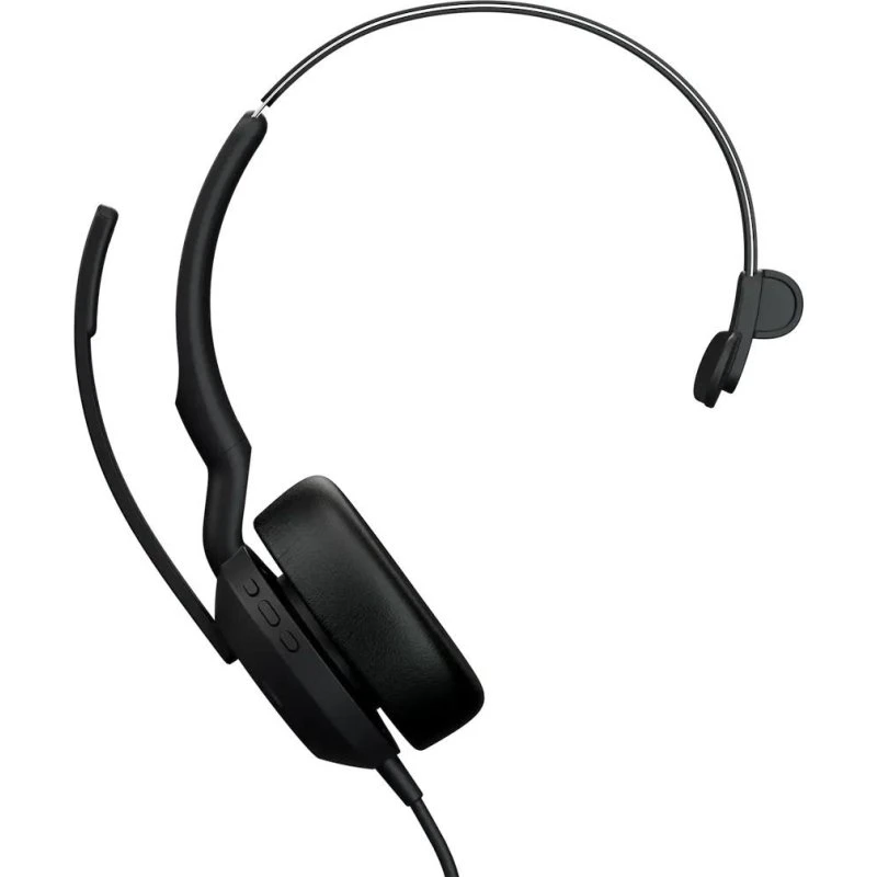 Jabra Evolve2 50 MS Mono Kablet Headset, Sort