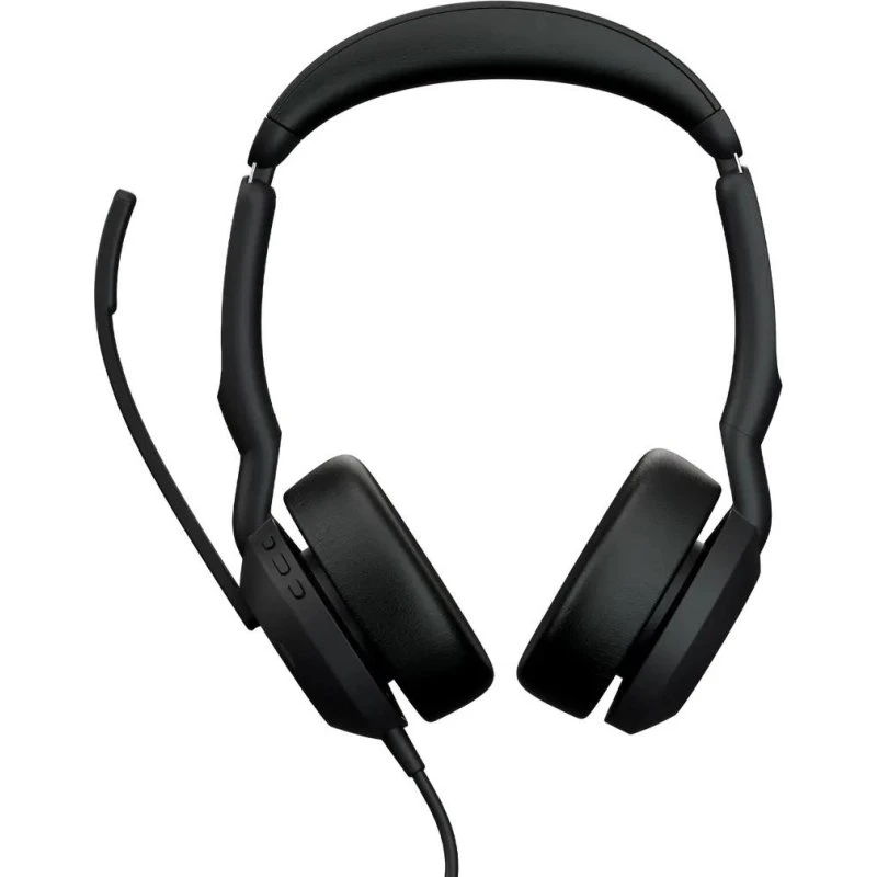 Jabra Evolve2 50 USB-C/USB-A, kablet, sort