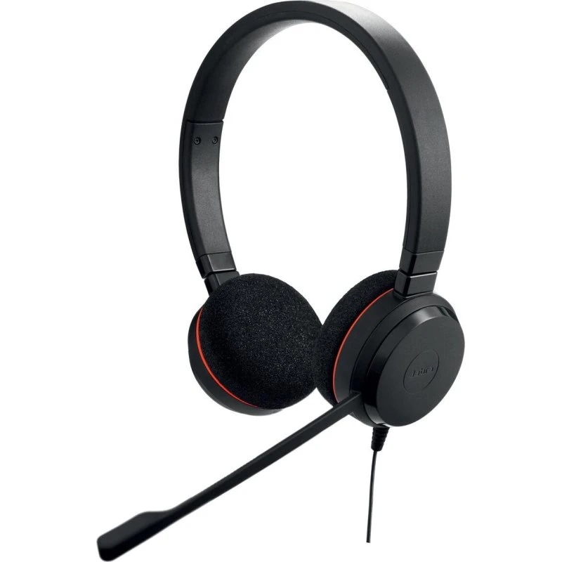 Jabra Evolve 20 MS Kablet Headset Sort USB-C/USB-A