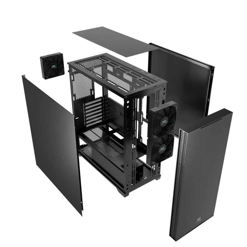 Nordic Gaming Mute ATX Silent Tower - Sort