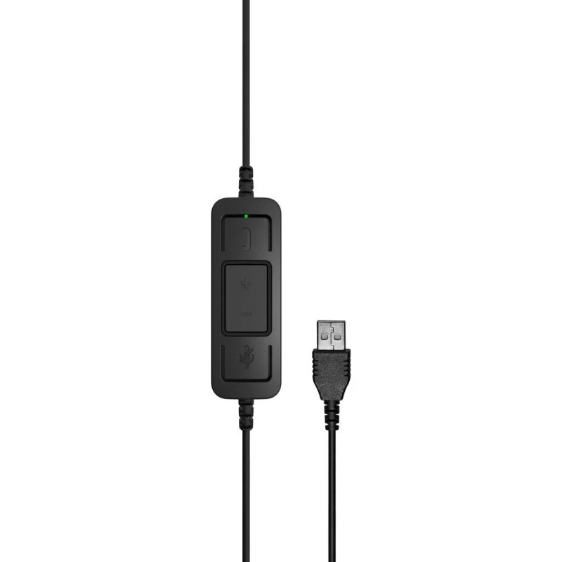 EPOS SC 60 USB ML Kablet Headset, Sort med Orange Highlights