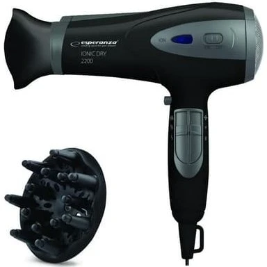 Esperanza EBH005K Hårtørrer 2200 W Sort