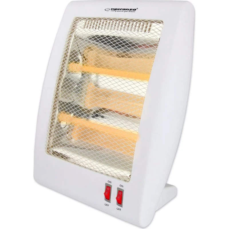 Esperanza Nefud Elektrisk Quartz Varmeblæser 800W, Hvid