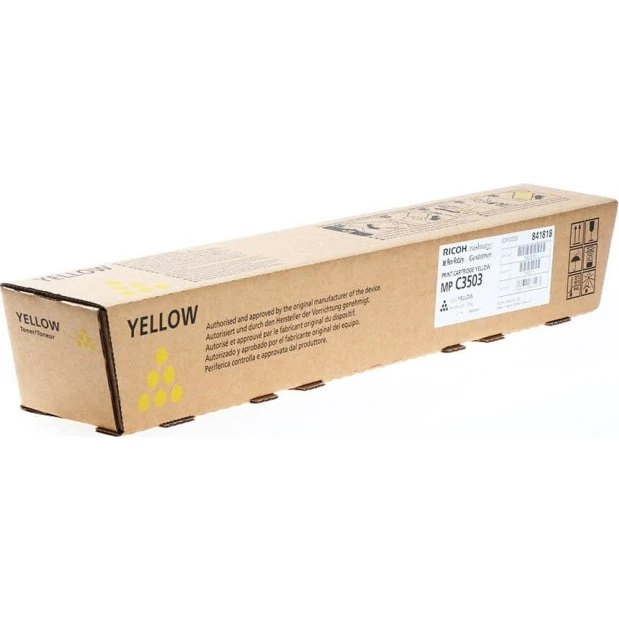 Ricoh Toner 841818 MP C3503 Gul, 18.000 sider