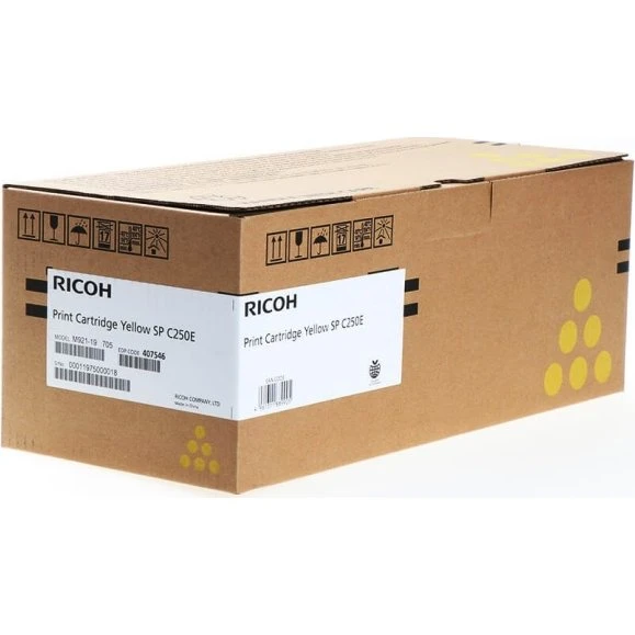 Ricoh Toner 407546 Gul, 1600 sider