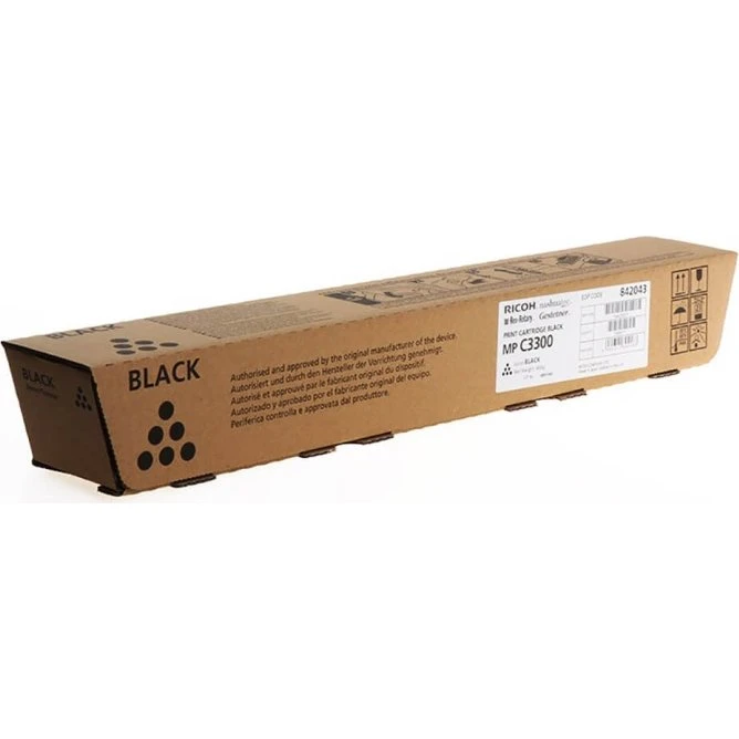 Ricoh Toner 842043 MP C3300 Sort, 20.000 sider