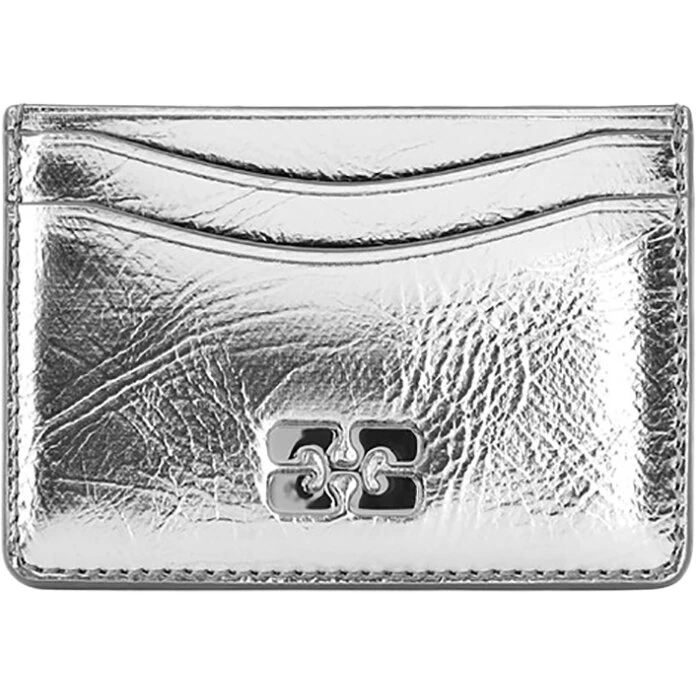 Ganni Bou kortholder Metallic Silver A6496