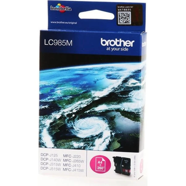Brother LC985M Magenta Blækpatron – 260 sider
