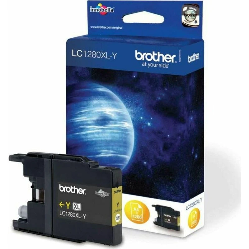 Brother LC1280XL-Y Gul Original Blækpatron