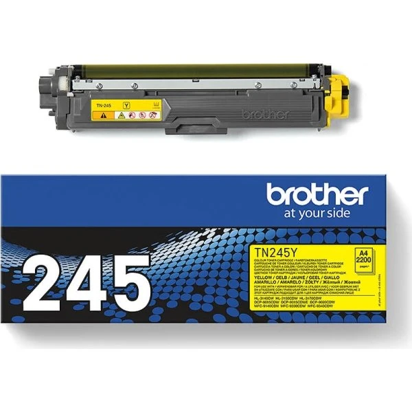 Brother TN-245Y Gul Tonerkassette, 2.200 sider