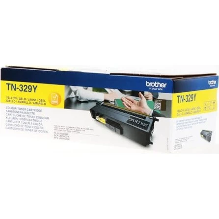 Brother TN-329Y Gul Toner, 6.000 sider